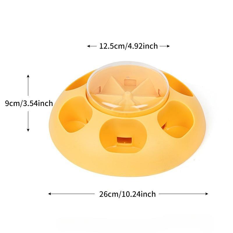 1PC Dog Puzzle Toys Push Type Feeder Leakage Interactive Feeding Toy for Small Medium-sized Cat Slow Food Dispenser Storage Bowl