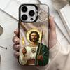 S-San-N J-Judas T-Tadeo-O ART  Phone Case For iPhone17,16,15,14,13,12,11 Plus,Pro Max Black Candy Silver Plated Cover