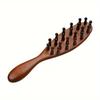 Rosewood Massage Comb: 2026 New, Dense Wooden Teeth for Pain Relief - Health & Home Care