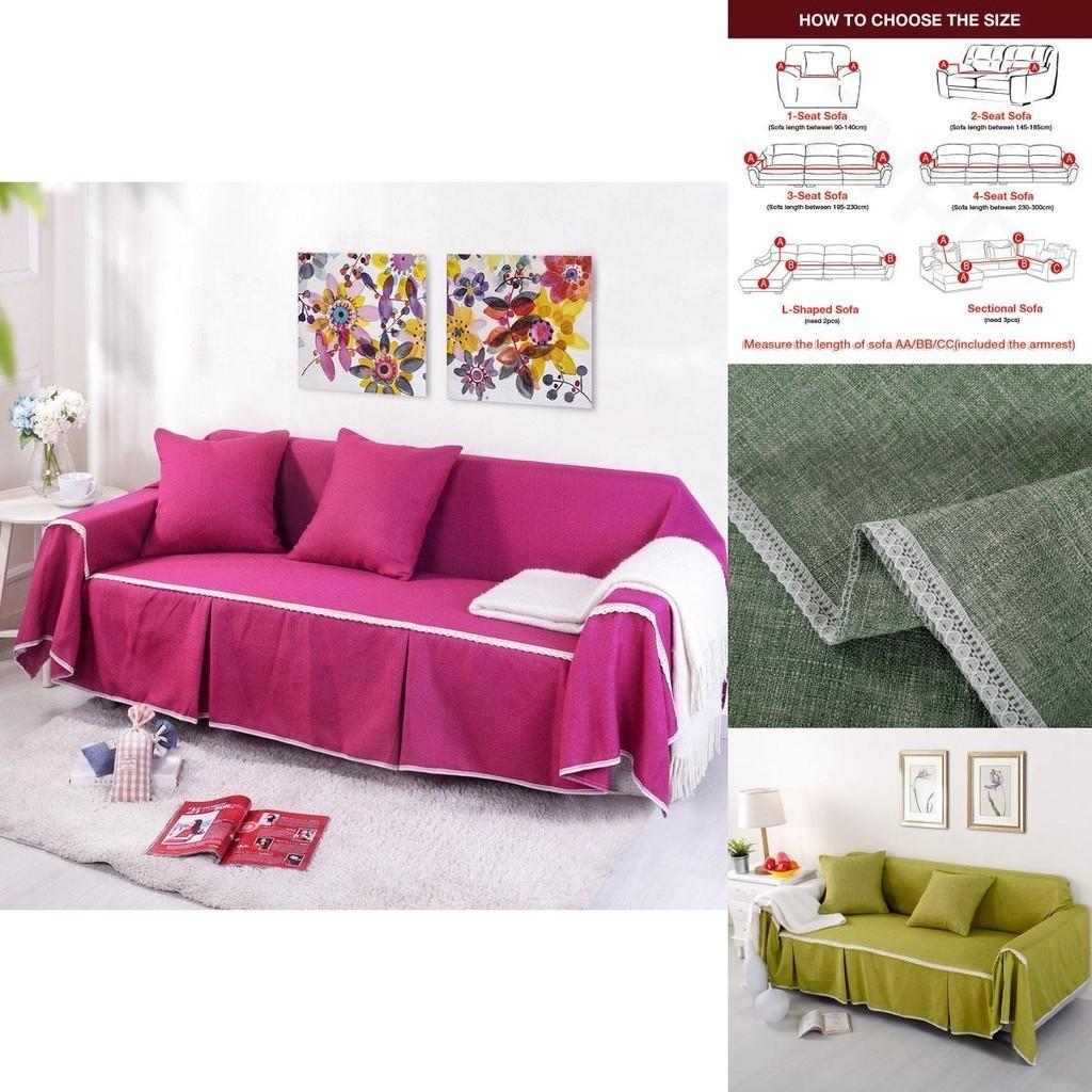 Einfarbiger Sofabezug Rutschfest Und Leicht Zu Reinigen Wohnzimmer Heimdeko