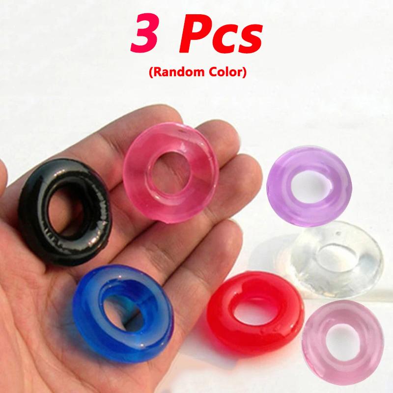 Cock Rings Durable Silicone Penis Ring Sex Toys For Men Male Delay Ejaculation Scrotum Dick Semen Lock Ring Goods For Adults Sex