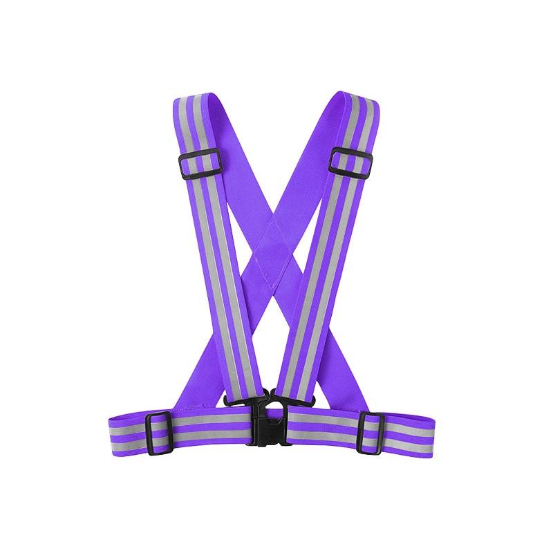 Widen 5CM Highlight Reflective Straps for Adults and Children Night Running Riding Clothing Adjustable Safety Vest, Elastic Band