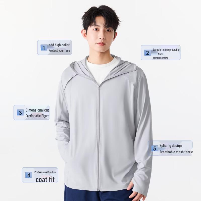 MINISO Men's Hooded Sun Protection Cooling Jacket