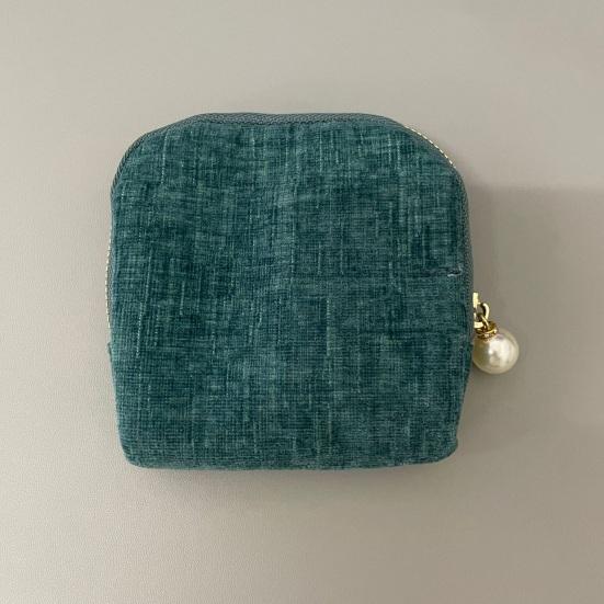 Travel Jewelry Organizer Case Portable Watch Earring Necklace Bracelet Bangle Ring Storage Bag Velvet Zipper Jewelry Pouch with Pockets