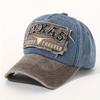 Washed Cotton Embroidery Baseball Cap Visor Sunscreen Hats Vintage Casquette  For Man Women Unisex