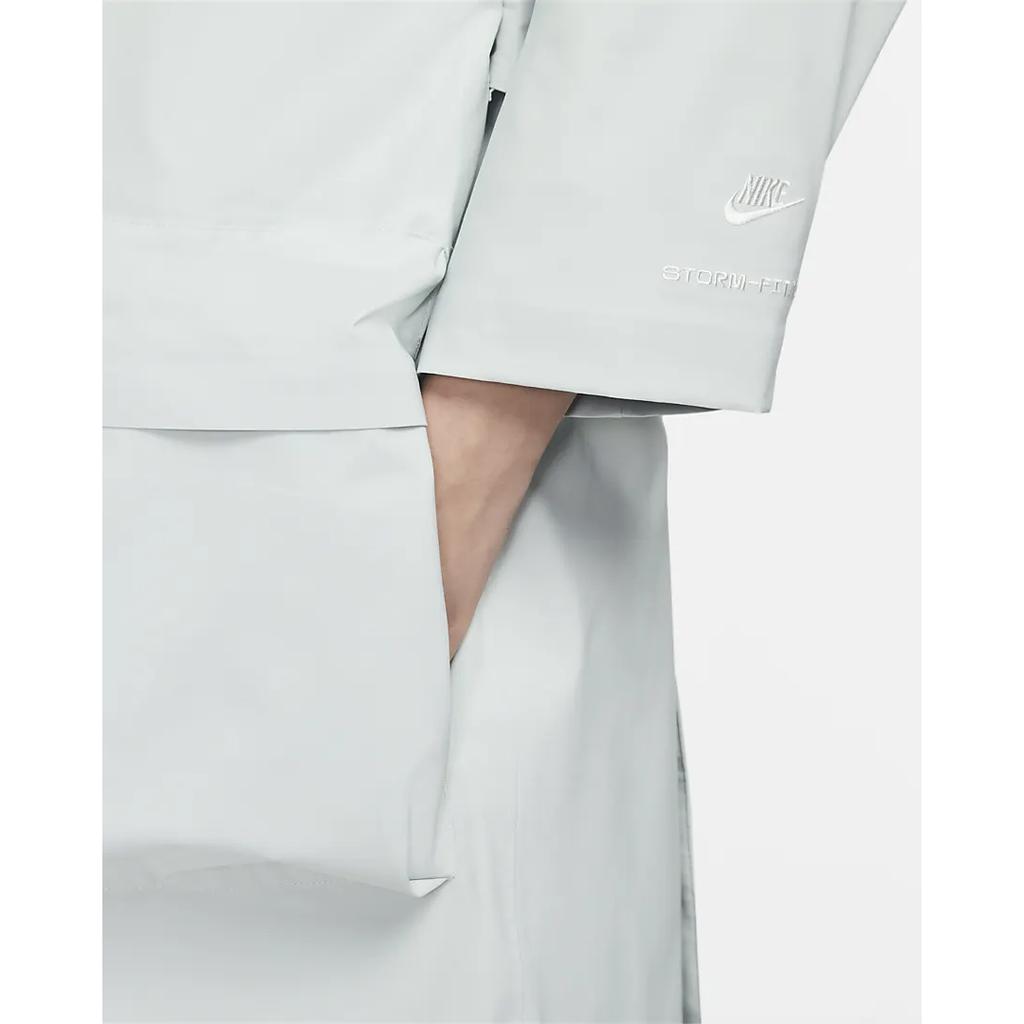 New Nike Trench Coats Women's Light Silver DV8231-034