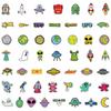 50 UFO Graffiti Stickers Car Mobile Phone Water Cup Decorative Stickers Notebook Waterproof Creative Hand Note Stickers