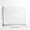 20 pcs Clear Plastic Snap Button File Folders Multi Color Exam Paper Storage Bag  Student