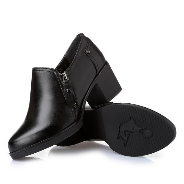 Fashion AIYUQI Ladies Shoes Genuine Leather 2024 Autumn New Large Size 41 42 43 Womens Shoes Women High Heel Shoes Office shoes