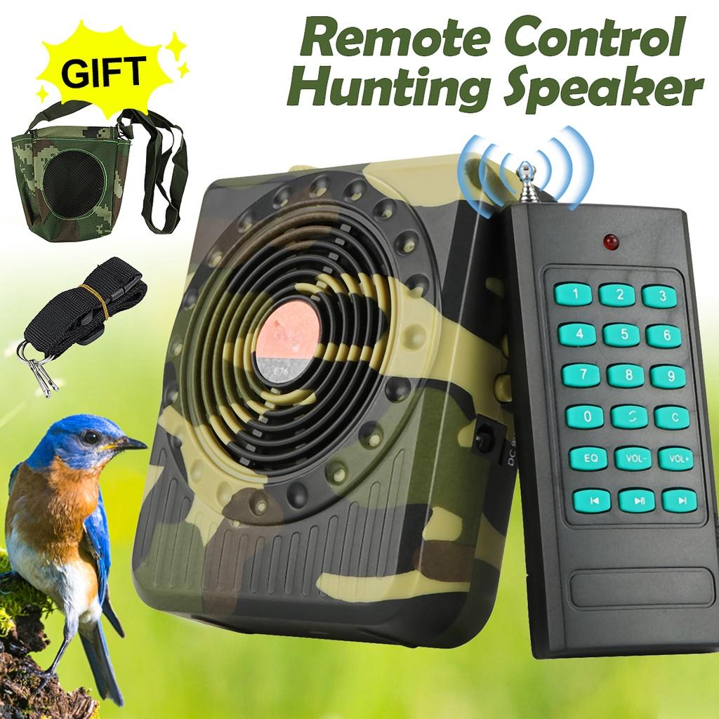 E67 Hunting Decoy Calls Electronic Bird Caller Camouflage Outdoor 35W 100-240V Electric Hunting Decoy Speaker MP3 Speaker Remote Controller Kit