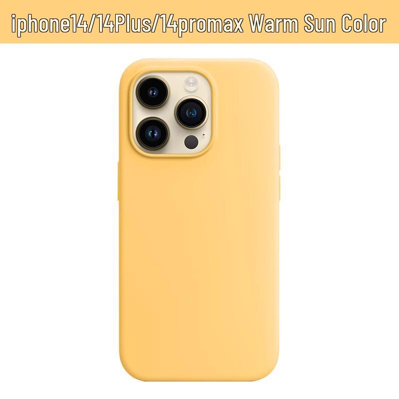 Unisex Liquid Silicone Magnetic Phone Case for iPhone 15/15 Pro Max, Drop-Proof