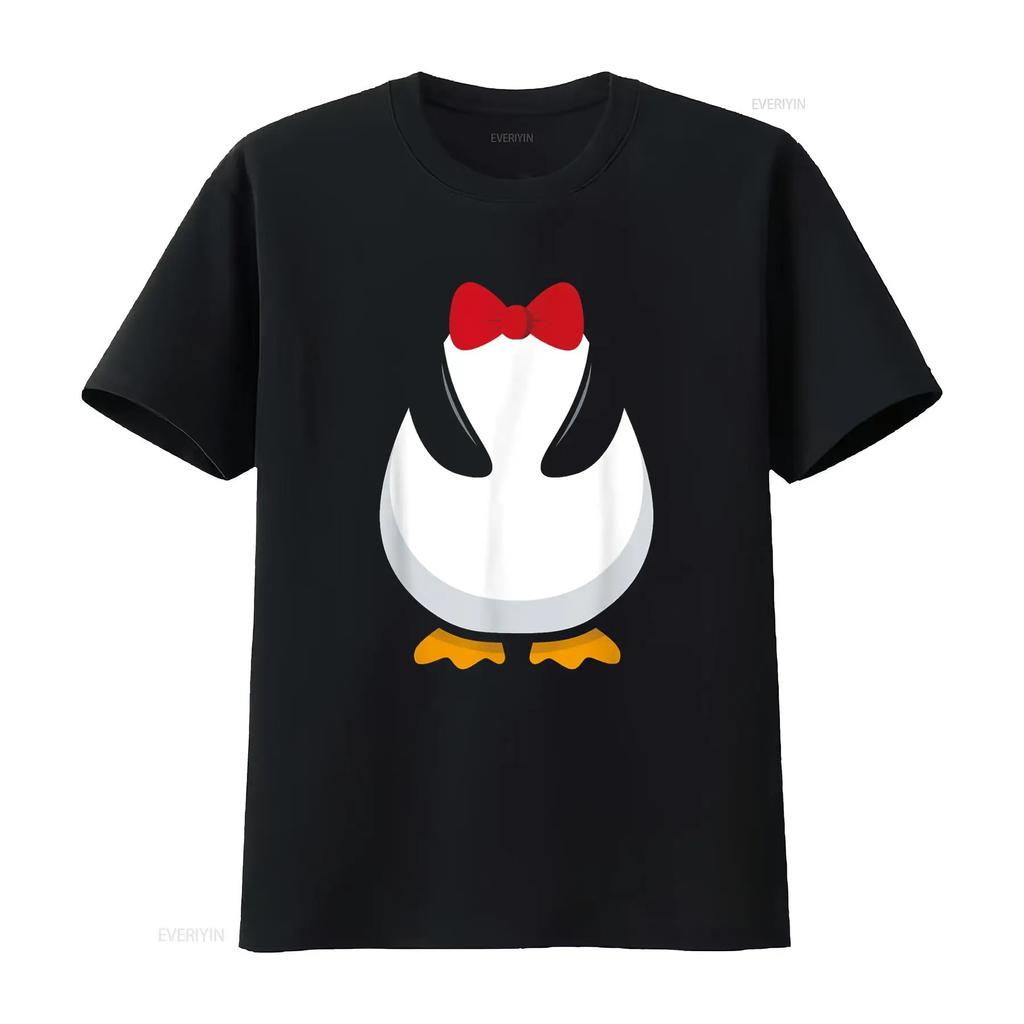 Penguin Costume T Shirt Halloween Outfit Bowtie Cute Animal vintage Washed Comfortable Stylish designer clothes