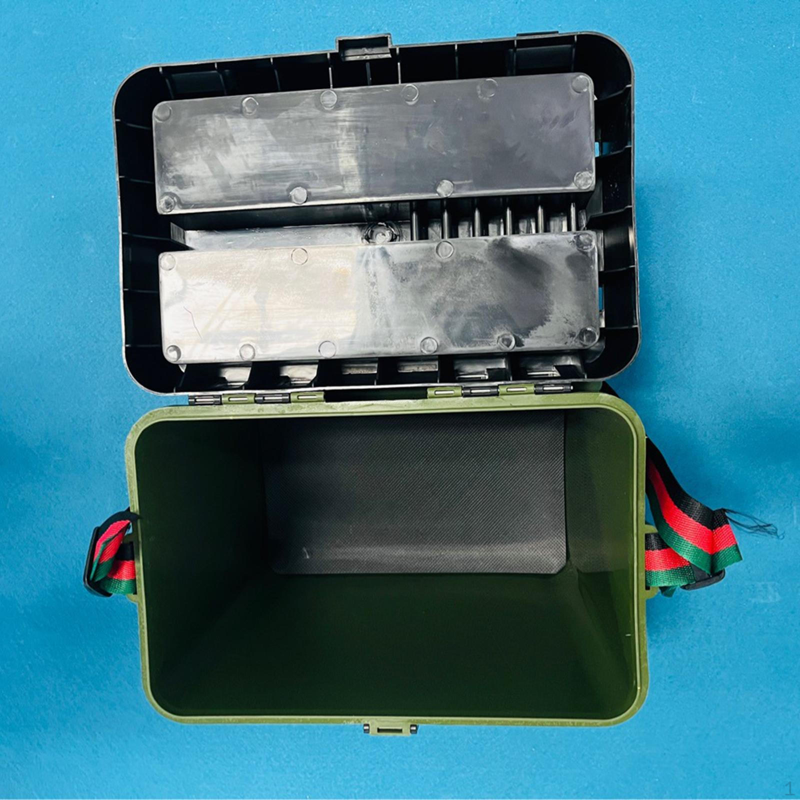 

Fish Box Tool Multifunctional Lightweight 37cm x 23cm Organized Internal