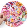 50 Laser Overload Sweetness Stickers: Colorful Dessert & Cake Flash Point Epoxy Stickers