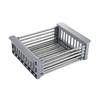 Stainless Steel Retractable Kitchen Sink Colander and Dish Rack 