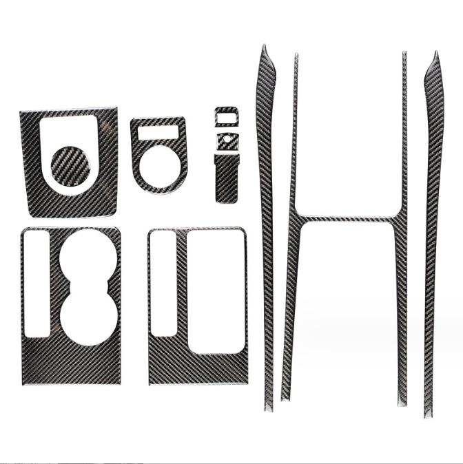 Jaguar F-PACE Carbon Fiber Interior Console & Cup Holder Decorative Sticker