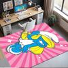 The Smurfs Printed Carpet,Rug,for Office Chair Living Room Bedroom Kitchen Room Decor Gifts.