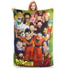Dragon Ball Z Flannel Throw Blankets Japan Cartoon Blanket for Bedding Car Super Warm Bedspread
