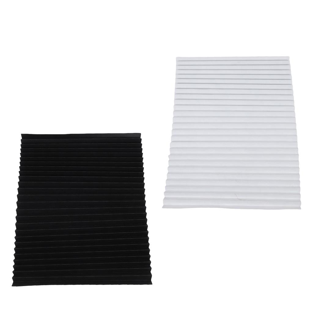 RV Blinds Full Blackout Non Woven Fabric No Drilling Adhesive Motorhome Window Blinds Shades