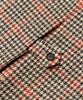 Edinburgh Club Harris Tweed Houndstooth Balmacaan Coat (Beige)