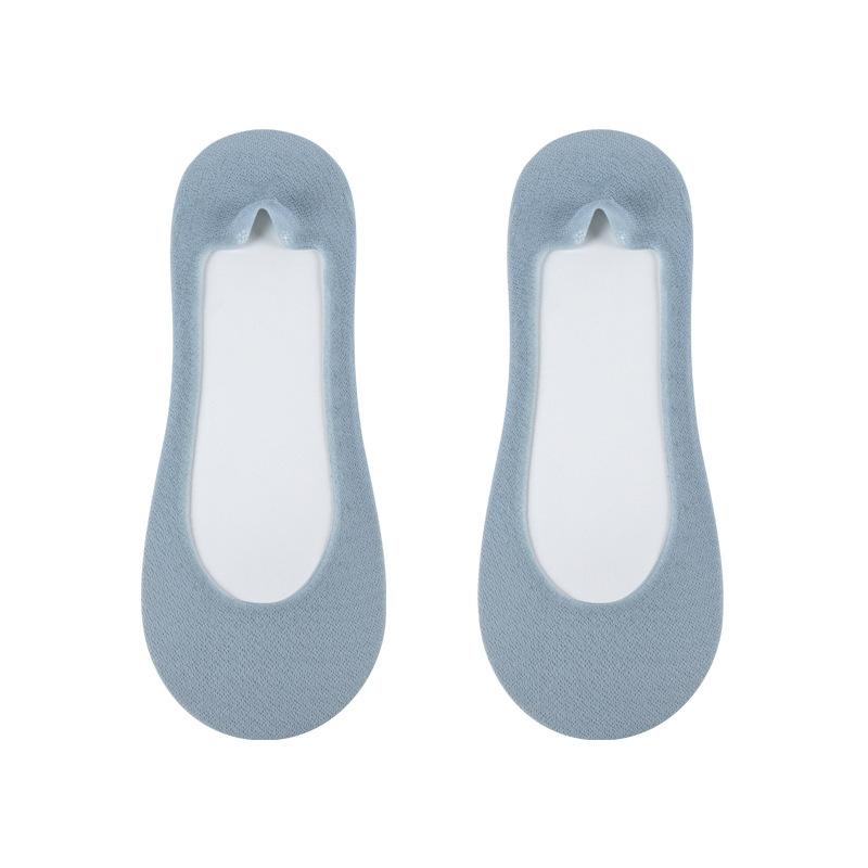 Women Summer Ultra Thin Non Slip Non Fall with Shallow Mouth Invisible Breathable Ice Silk Boat Socks