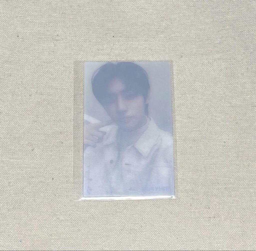 [USED] ENHYPEN flash weverse lucky drop clear card Sunghoon