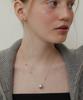 Tatiana (Silver 925) Star Mirror Ball Necklace Nz2154