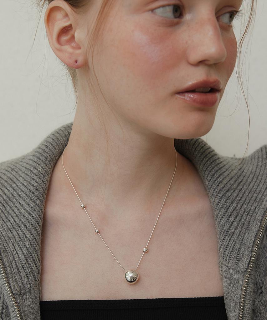 Tatiana (Silver 925) Star Mirror Ball Necklace Nz2154