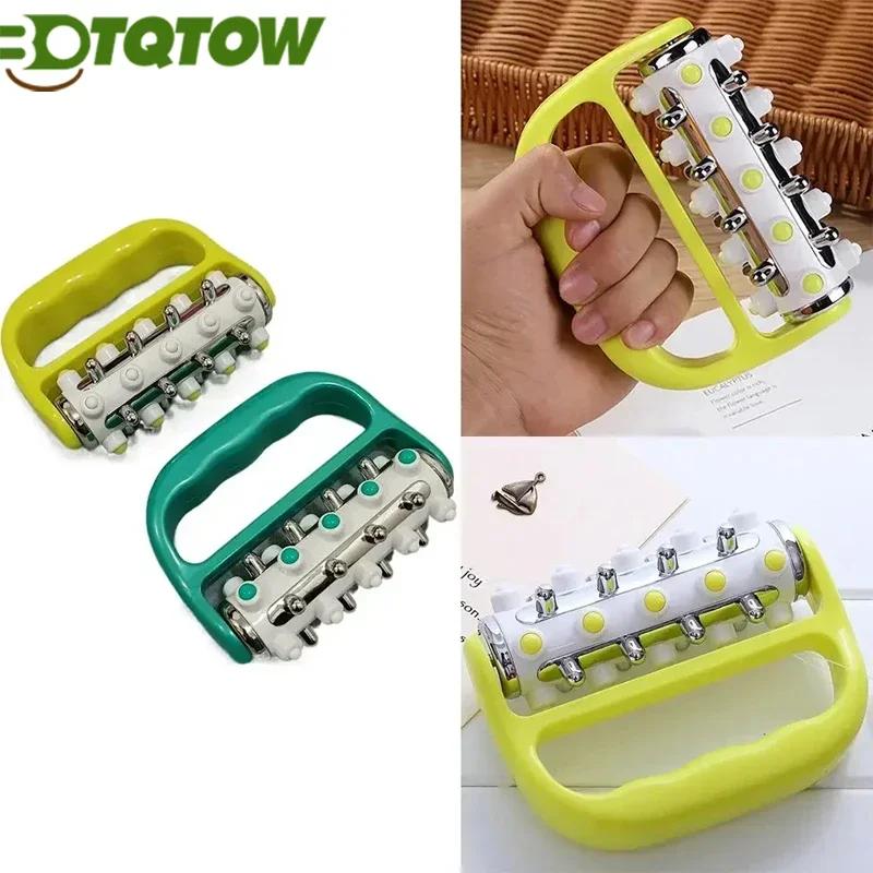 1Pcs Electroplated Roller Massager Portable Handheld Anti Relief Blasting Massage Roller Muscle Massage Fascia Massager For Body