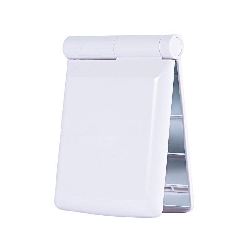 Portable Folding Makeup Mirror With Led Lights For Travel And Home Use
