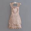 Cute Canvas Women Lace Apron Oil-proof Princess Dress Style Chef Aprons Stain-Resistant Cooking Apron Summer Wear