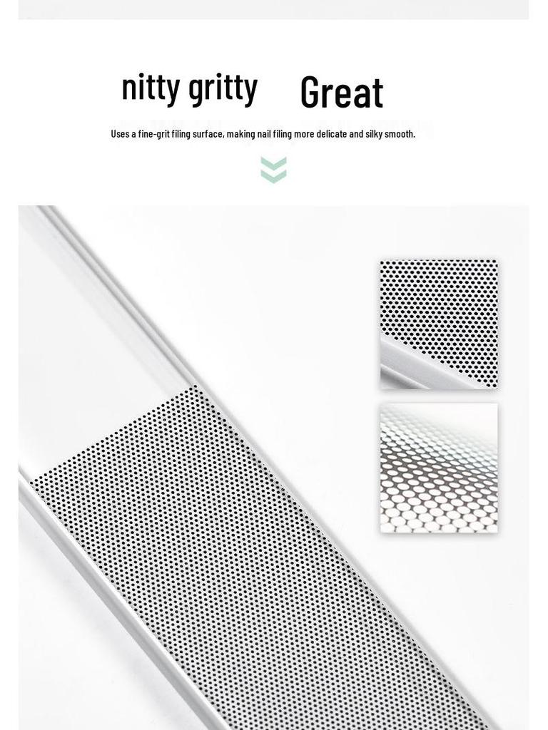 Nano Glass Nail File - Black Technology Manicure Polisher for Shaping and Mattifying Nails