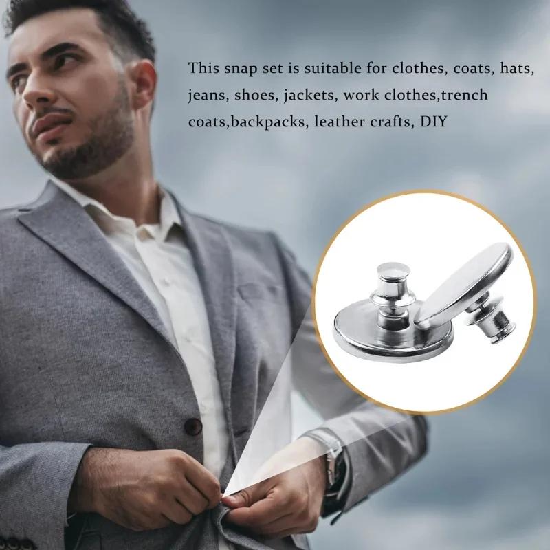 20PCS Magnetic Curtain Closed Button Adjustment Button for Window Curtains Magnet Close Buckle Detachable Buttons Home Decor