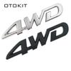 4WD Metalen Sticker 3D Chroom Embleem 4X4 Badge Decal Auto Styling voor Honda CRV Accord Civic Suzuki Grand Vitara Swift SX4 Sticker