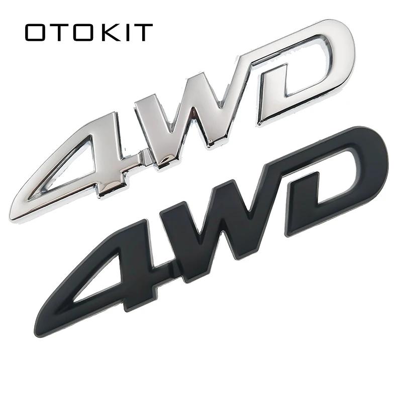 4WD Metallaufkleber 3D Chrom Emblem 4X4 Abzeichen Decal Auto Styling für Honda CRV Accord Civic Suzuki Grand Vitara Swift SX4 Aufkleber