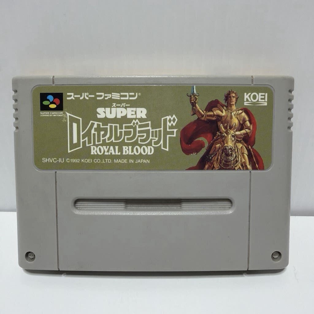 Used Gemfire (Super Royal Blood) SFC SNES Super Famicom SHVC-IU Tested Working Nintendo Strategy Koei NTSC-J Super Nintendo Cartridge