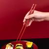 5 Pairs Red 'Fu' Alloy Chopsticks