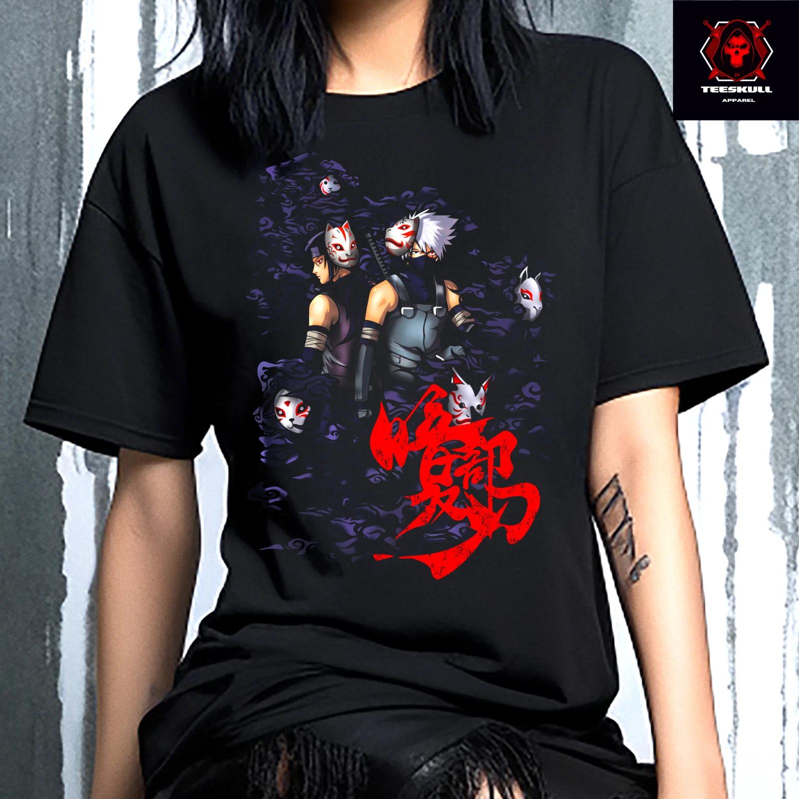 Naruto Kakashi Hatake Anime Manga Character Unisex Premium Cotton T-Shirt S