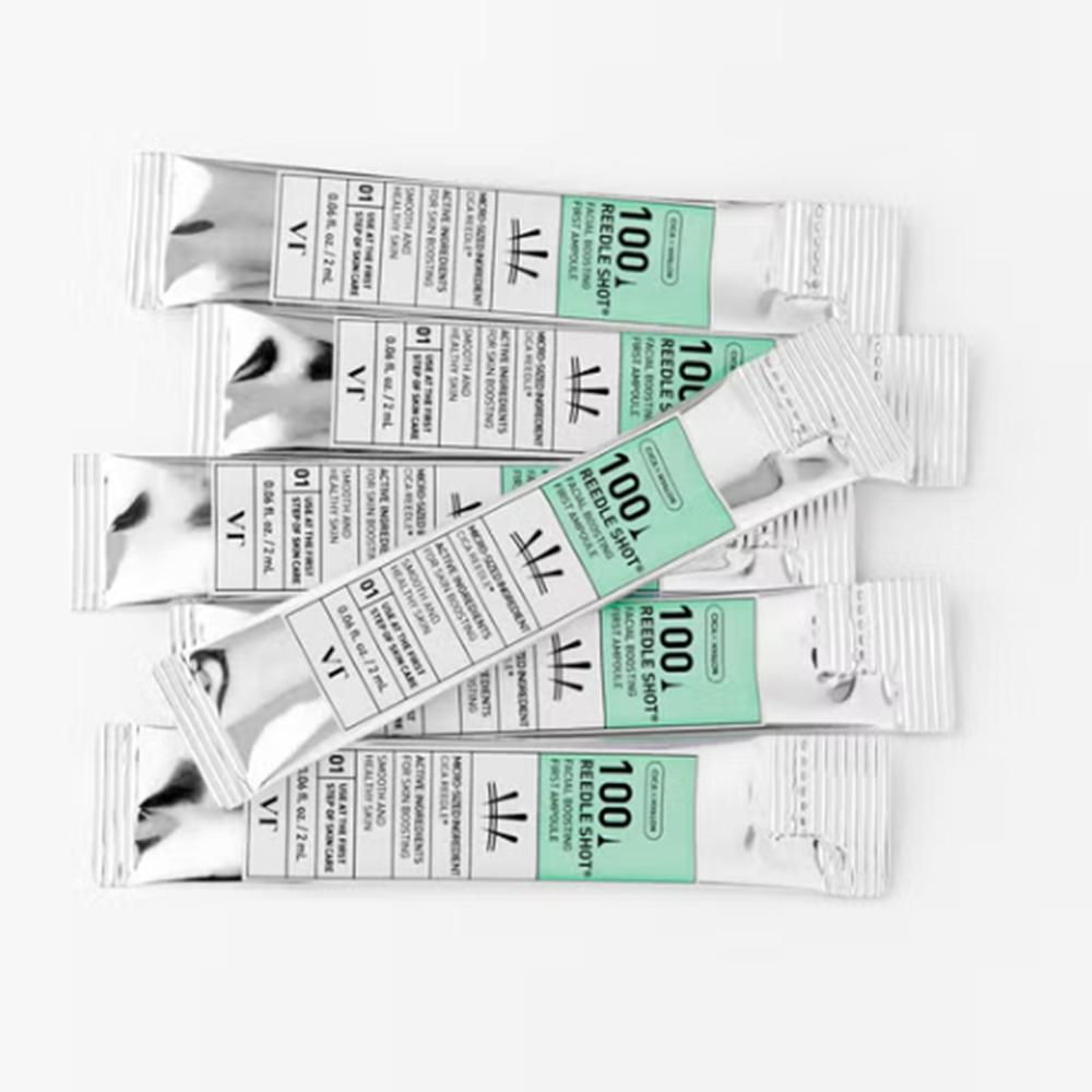 VT Reedle Shot Facial Boosting First Ampoule (Collagen S50, Pro Cica S50, Reedle Shot 100, 300) 2ml X 6ea (Reedle Shot 500) 2ml X 8ea