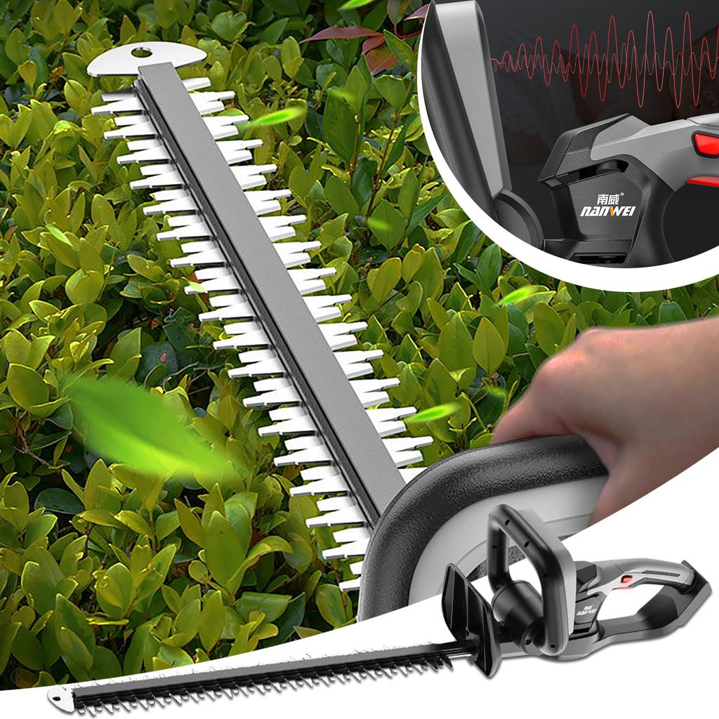 Zahradní nářadí, malé ruční sekačky, dobíjecí stroje na živý plot, čajové lístky, terénní úpravy a prořezávání