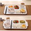 Melamine 4-Compartment Fast Food Tray Set