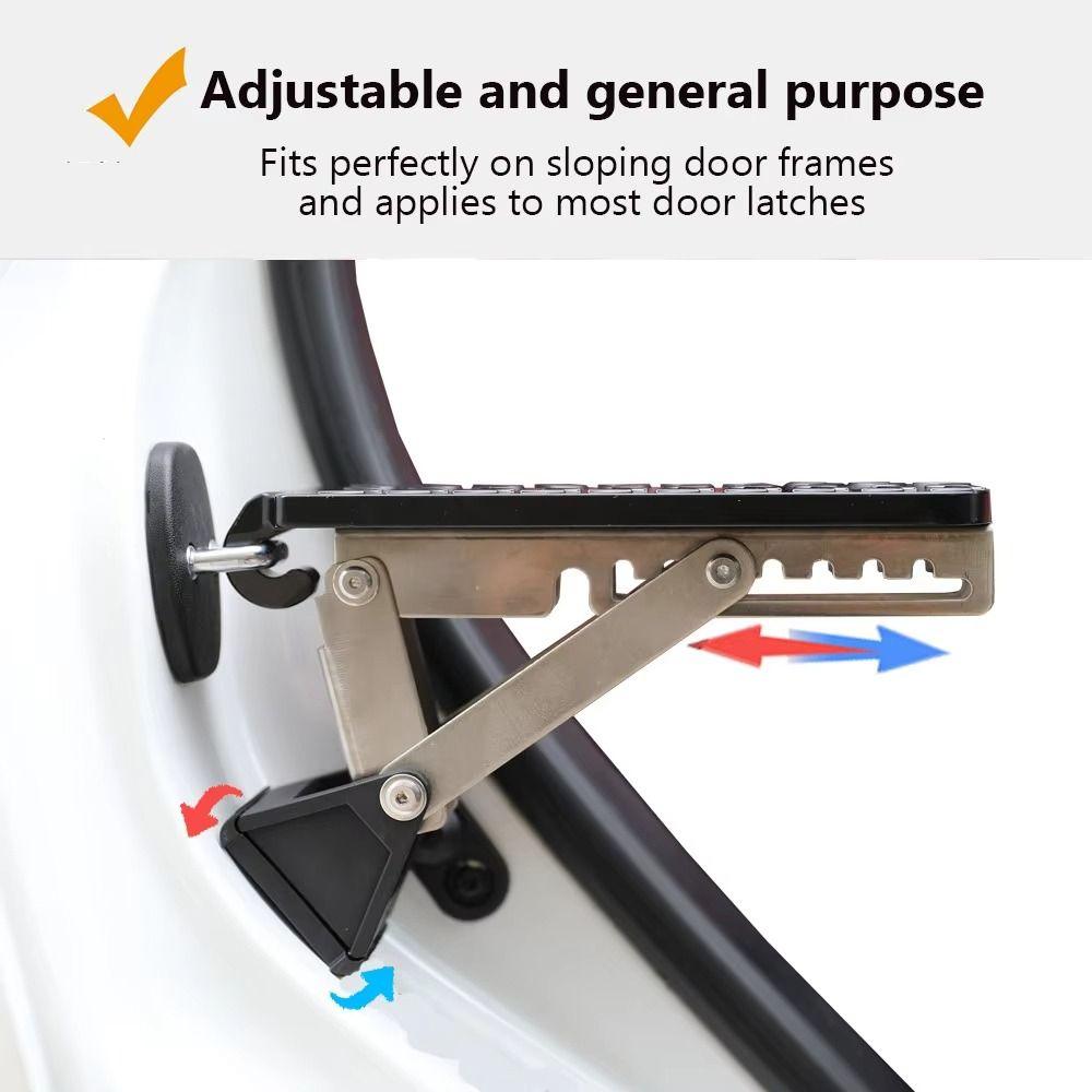 Aluminum Zinc Zinc Alloy Car Door Step Universal Lock Hook Foot Pedal Auto Assist Pedal Off-Road Vehicles