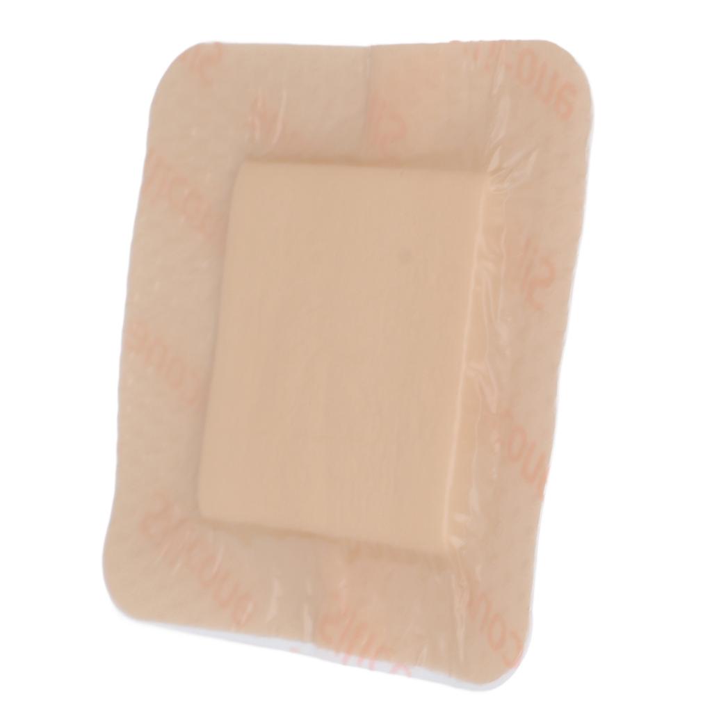 Bordered Silicone Gel Adhesive Highly Absorbent Promote Healing Foam Wound Dressing Pads
