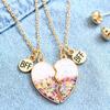 Bff Friendship Necklace, Magnetic Attraction Heart Necklace, Magnetic Necklace Set, Jewelry