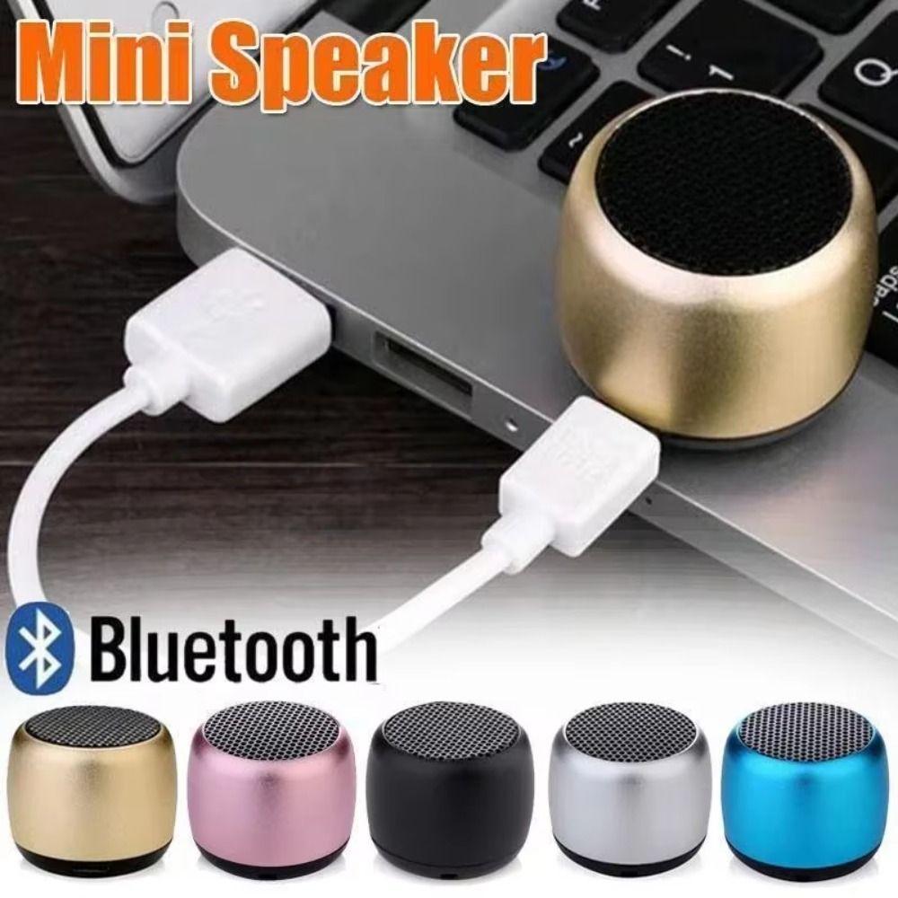 USB Portable Speaker Metal Wireless Speaker Wireless Connection Mini Bluetooth Speaker Laptop Use