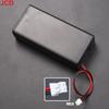 18650 2-cection Battery Holder/Box In Series With Cover Switch And PH2.0/XH2.54/SM/Jumper Male/Female/DC5521/USB Plug Connector