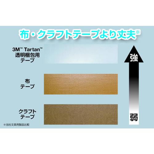 3M Tartan Gum Bandă Bandă de ambalare 48mm x 49m Pachet 10 role 301T-4849-10R