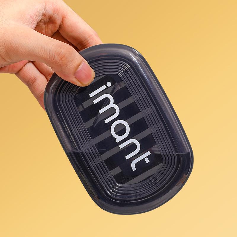 Portable Lidded Soap Dish: Draining, Creative, and Ideal for Travel and Bathroom Use