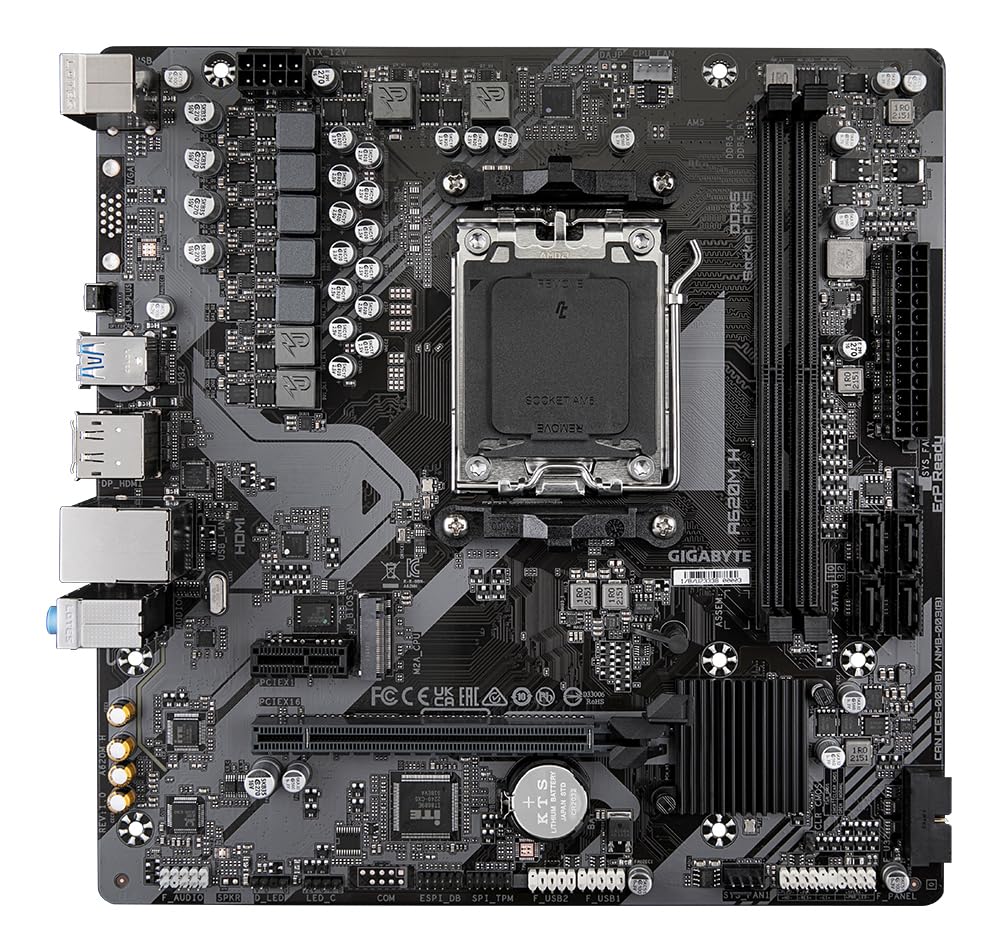 GIGABYTE A620M H Rev2 Micro-ATX Motherboard MB6931