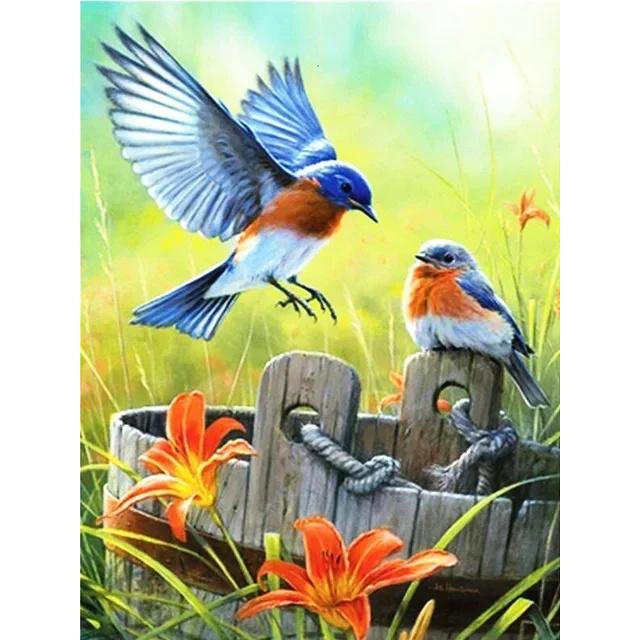 DIY Diamond Painting The Bird Cross Stitch Kit Mosaic Art Diamond Painting Full Circle Diamond Home Decoration